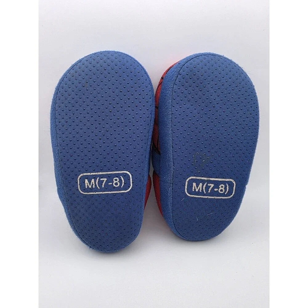 Marvel Spiderman Toddler Boys M (7/8) Slippers